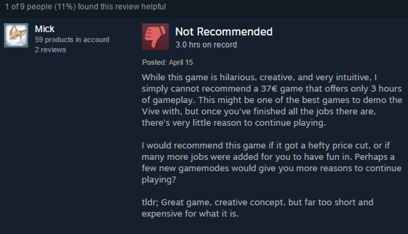 Illustration for article titled Job Simulator Lowers Price After Fan Complaints